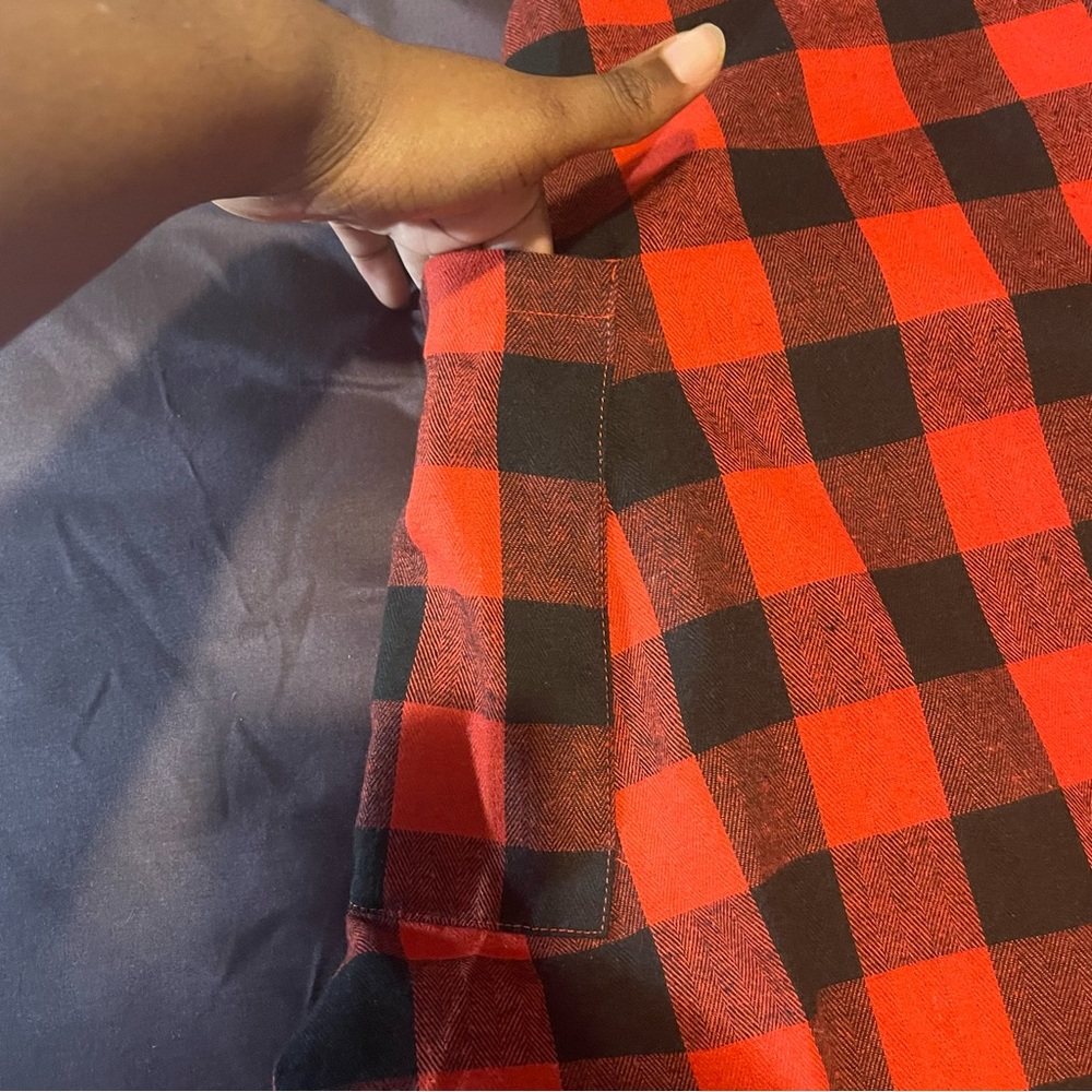 2 XL Shein Black & Red Plaid Hello Kitty Dress - Picture 14 of 16